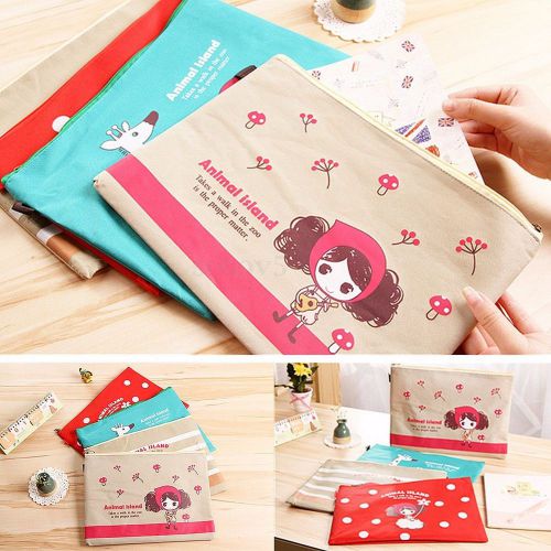Cartoon animal doll a4 documents file bag folder stationery filing production for sale