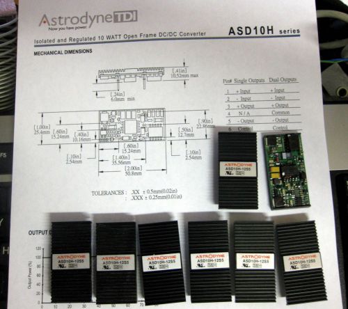 Astrodyne ASD10H-12s5  DC-DC Converter Module  9-35 vdc in  5 vdc @ 2 amps out