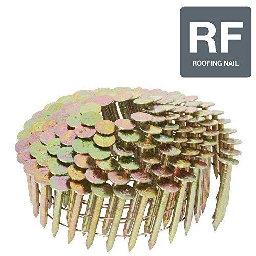 2-Coil 1-1/4 in. x 0.120-Gauge Electrogalvanized Full Round Head Roofing Nails