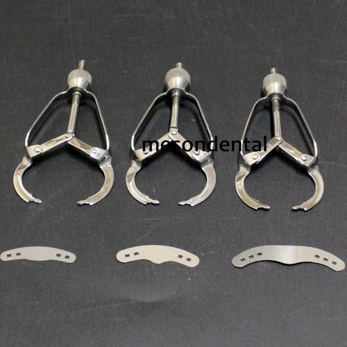 3Pcs Dental Universal Tofflemire Matrix W/60 Matrix Band Retainers Instrument