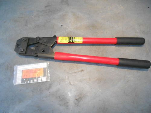 Wire rope sleeve single groove o-18 hand swagger tool for sale