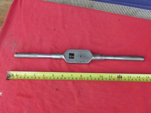 Vtg. wells bros greenfield usa  tap wrench 3/16 to 3/4 range tap handle wrench for sale
