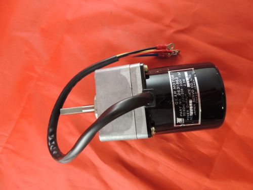 Japan Servo Gear Motor Part No. 2631863 220/208 230V 25W