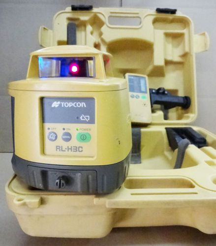 Topcon RL-H3C Rotary Level with LS-70B, Holder 6, and Carrying Case Z4