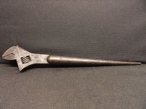 Klein tools 3239 adjustable spud wrench 15-3/8&#034;long usa for sale