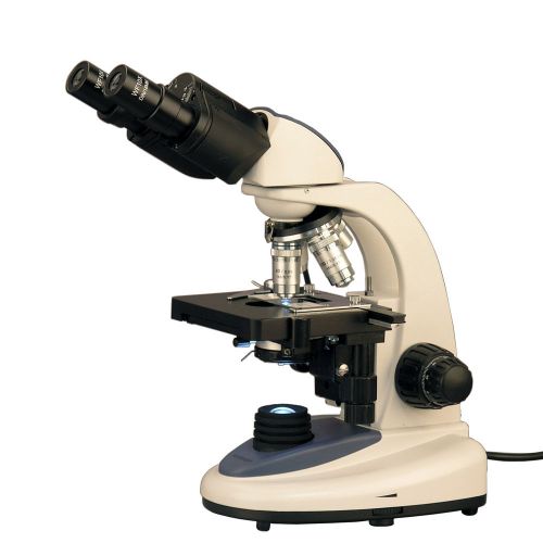 AmScope B380C 40X-2500X 1W LED Vet Binocular Compound Microscope