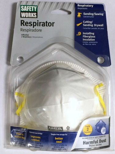 Safety Works Respirator (40 Packs-2 Per Pack)