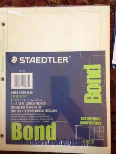 Staedtler Translucent Bond Pads, 8 1/2&#034; x 11&#034;, 100/Pad
