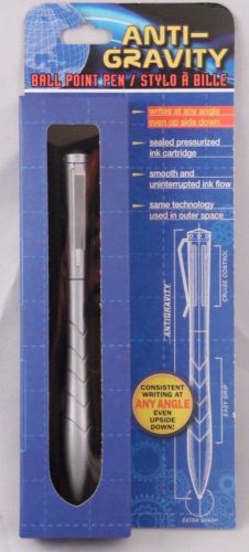 Anti-Gravity Ball Point  Pen - Writes At Any Angle - Writes Upside Down (Silver)