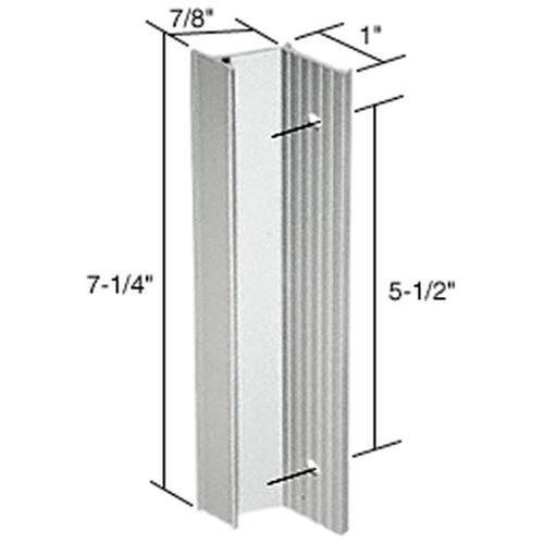 CRL Aluminum Outside Pull; 5-1/2&#034; Screw Holes