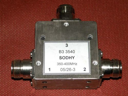 Circulator B3 3540 SODHY 350 - 400 MHz, N(F)