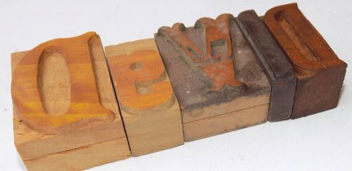 Letterpress Wood Type Printers 5 Block &#039;DAVID&#039; Typography #bc-1301