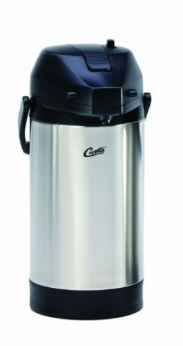 Wilbur Curtis Thermal Dispenser Air Pot, 2.5L S.S. Body S.S. Liner Lever Pump -
