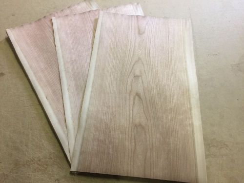 Wood Veneer Cherry 18x30 22Pcs Total Raw Veneer  &#034;EXOTIC&#034; CH4 5-10-16