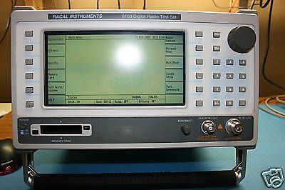 Racal instruments 6103 digital radio test set opt 01 03 calibrated warranty for sale