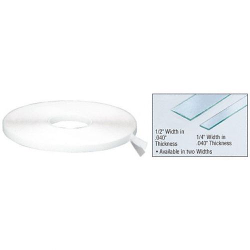 Crl transparent 1/2&#034; x .040&#034; x 108&#039; acrylic very hi-bond adhesive tape for sale