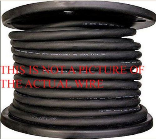 New 125&#039; 12/4 soow so soo  black rubber cord extension wire for sale