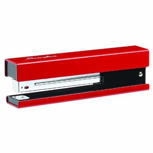Swingline metal fashion stapler, full strip, 20 sheets, red/black accent for sale