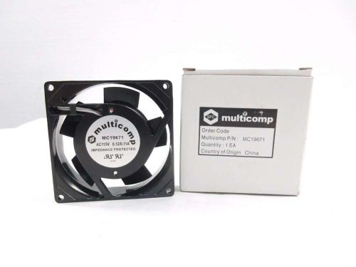 New multicomp mc19671 cooling fan 92 x 92 x 25mm 115v-ac d525308 for sale