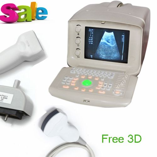 Ultrasonic scanner digital  ultrasound scanner machine +convex+linear 2 sensor for sale