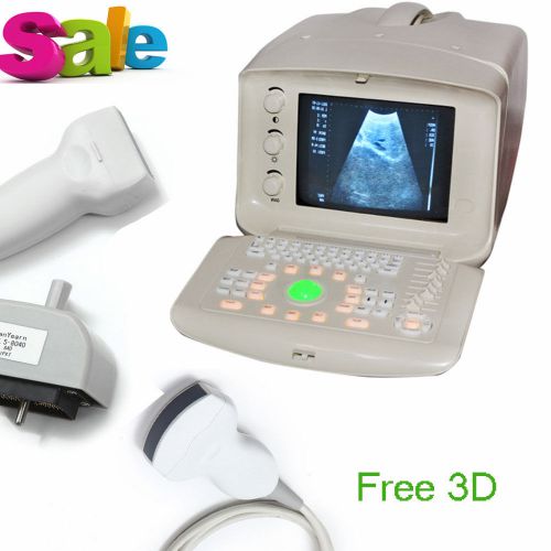Ultrasonic Scanner Digital  Ultrasound Scanner machine +Convex+linear 2 Sensor