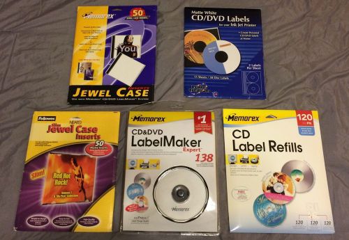 New In Package Memorex CD&amp;DVD Label Maker Expert 138 With Extras