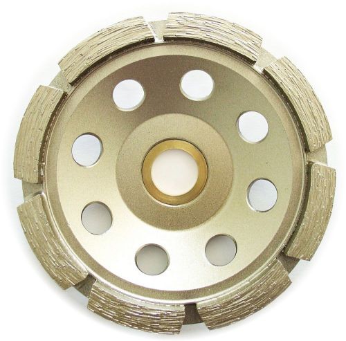 4” Standard Single Row Concrete Diamond Grinding Cup Wheel for Angle Grinder