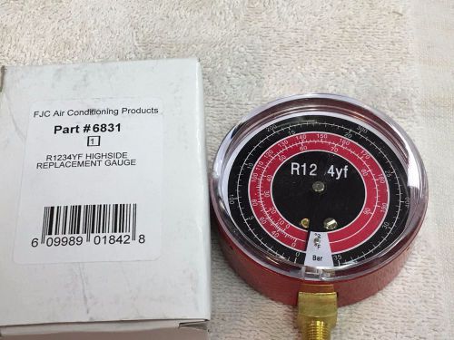 Fjc 6831 r1234yf high side replacement gauge, f &amp; c, psi &amp; bar for sale