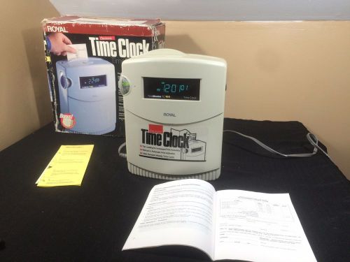 TimeMaster TC100 Electronic Time Clock Needs Keys #20