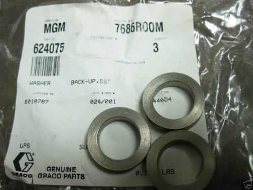 New Graco Washer Back-Up SST 624075 624-075 Lot of 3