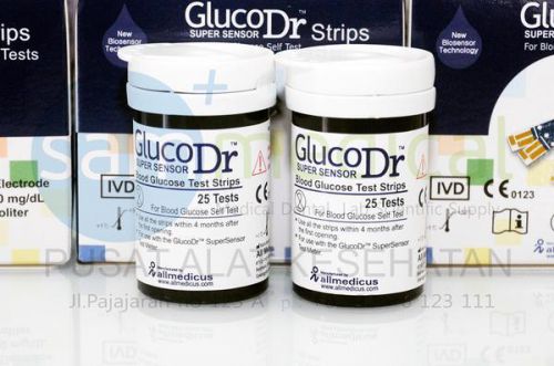 ALLMEDICUS SUPER SENSOR AGM 2200 Gluco Dr Blood Glucose 50 Test Strips