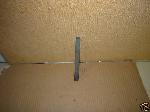 SOLID CARBIDE STRIP RECTANGULAR 1/4&#034;THICKx5/8&#034;WIDEx6&#034; LONG C2 NEW $14.00