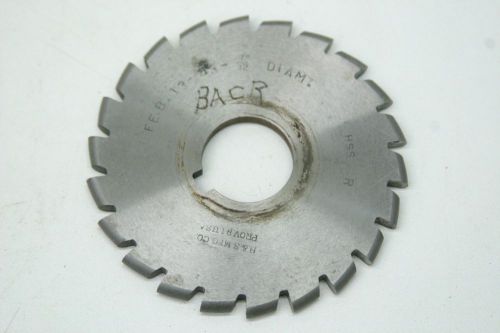 B&amp;S MFG Convex Plain Tooth Milling Cutter 3-1/2x7/32x1 HS