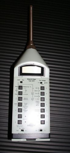 Bruel Kjaer Type 2231 Sound Meter with BK 4155 Mic and ZC 0020 Pre Amp