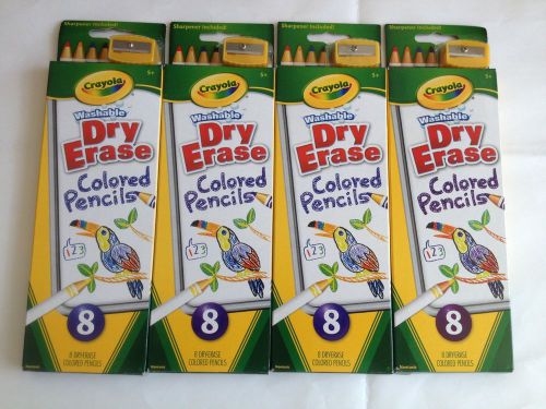 Crayola Dry Erase Colored Pencils (Set of 4)