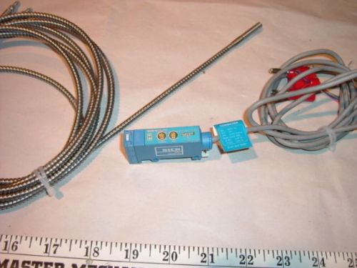 Sick wll6-p112 sensor, photolectric fiber/optic 12-24vdc w/ss optic assy for sale