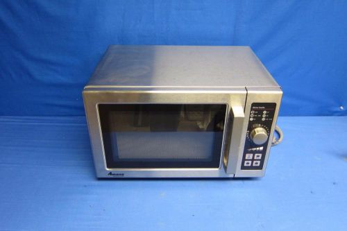 Amana RCS10DSE 1000W Stainless Steel Dial Control Commercial Microwave Oven