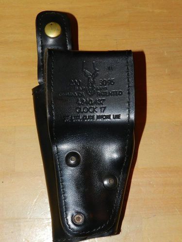SAFARILAND 200 GLOCK 17 Leather Conceal Gun Duty Holster 200-3095 Right Handed