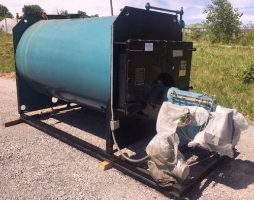 2000 BURNHAM BOILER 150 HP 30 PSI MODEL MW-150 CYCLONETIC NAT GAS #2 OIL BURNER