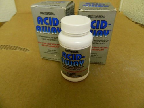 Rectorseal ACID-AWAY Compressor Burnout Acid Neutralizer 45004 4 FL. OZ Lot of 2