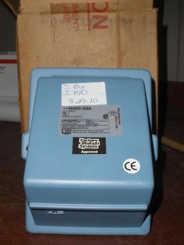 New in box nib united electric pressure switch h400-550 for sale