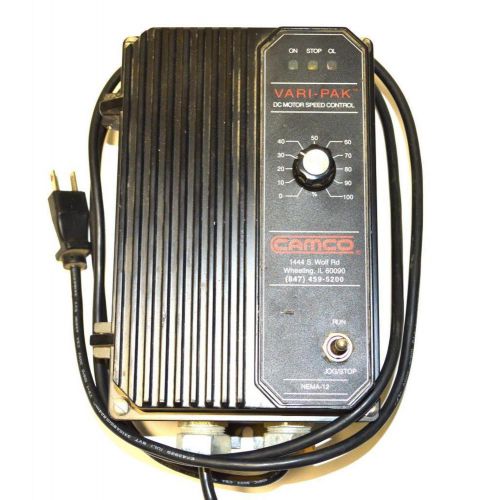 CAMCO NEMA-12  VARI-PAK DC MOTOR SPEED CONTROL