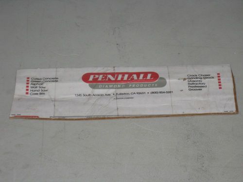 PENHALL 2 1/2&#034; X 62&#034; DIAMOND CORING DRILL SHAFT