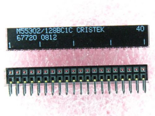 2 PCS CRISTEK M55302/128-BC1C MIL/AERO GRADE CAPACITORS