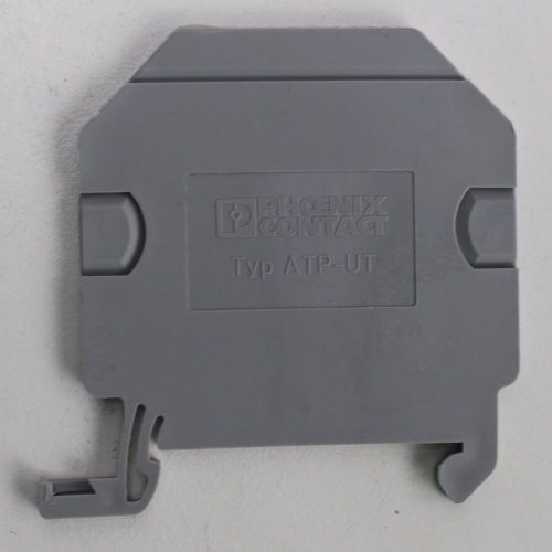 Phoenix contact  grey terminal block partition plate atp-ut  nnb for sale