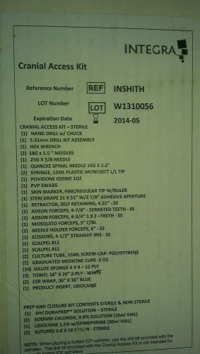 Integra Cranial Access Kit-ref INSSHND