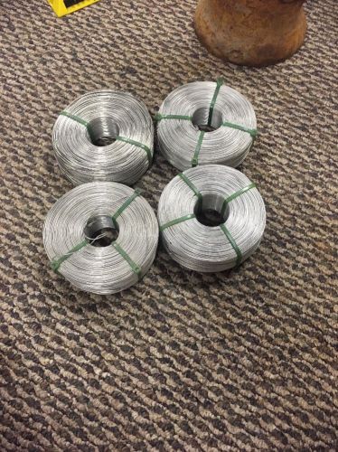 Lot of 4 rolls premier lashing tie wire stainless steel 0.045 x 1200 ft 302 for sale