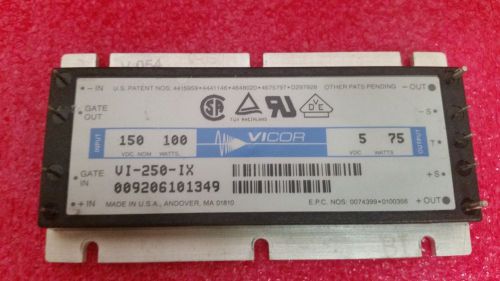 vi-250-ix vicor CONVERTER MOD DC/DC input 150v 100w output 5v 75w FREE SHIPPING