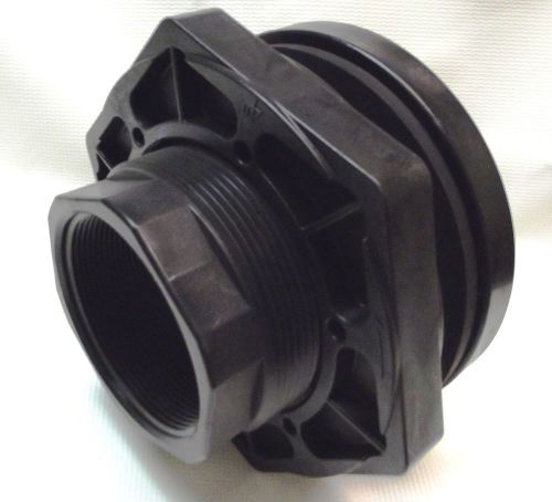 4&#034; female to female bulk head with epdm gasket for sale