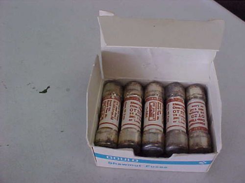 Gould Shawnut Fuses OT20 Fuses 20 amp 250 Volts One Time Fuses NOS (10) 1978